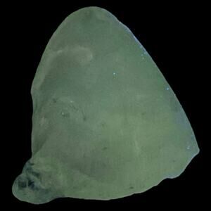 Clear Translucent Art Glass Cullet‎ Glowing Manganese Slag Glass #5GX66